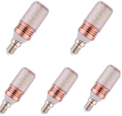Deamflum 12 W Basic Decorative E14 LED Bulb(White, Pack of 5)