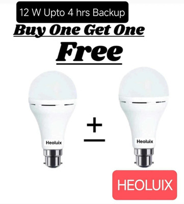 heoluix 12 W Inverter Standard B22 Inverter Bulb(White)
