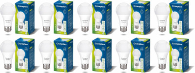 Crompton 12 W Basic Standard E27 LED Bulb(White, Pack of 10)