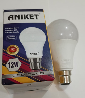 aniket 12 W Basic Standard 2 Pin LED Bulb(White)