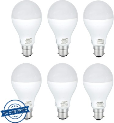 PHILIPS 17 W Basic Standard B22 LED Bulb(White, Pack of 6)