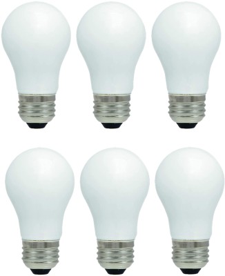 Tip 'n' Top 6 W Globe E27 LED Bulb(Yellow, Pack of 6)
