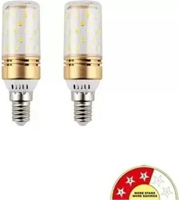 SHBK 12 W Basic Standard E14 LED Bulb(White, Pack of 2)