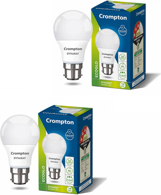 Crompton 7 W Basic Standard B22 LED Bulb(White, Pack of 2)