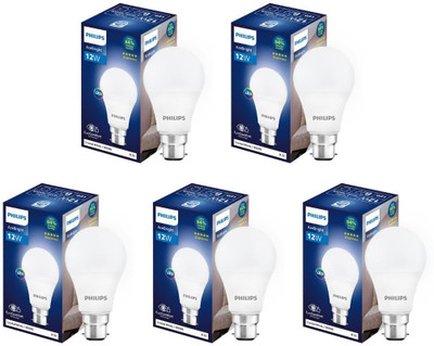 PHILIPS 12 W Basic Standard B22 LED Bulb(White, Pack of 5)