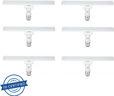 PHILIPS 18 W Basic T-Bulb B22 LED Bulb(White, Pack of 6)