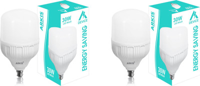 ARKIS 30 W Basic Standard B22 D LED Bulb(White, Pack of 2)