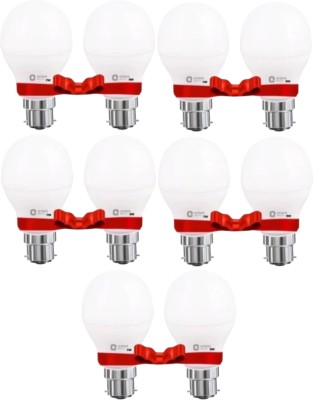 Orient Electric 9 W Round B22 LED Bulb(White, Pack of 10)