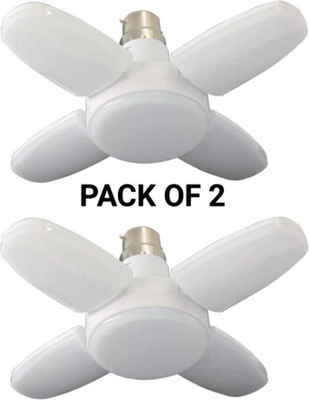 Highlee 28 W Basic Standard B22 LED Bulb(White, Pack of 2)