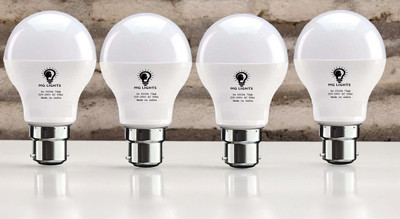 mg lights 5 W Basic Round B22 LED Bulb(White, Pack of 4)