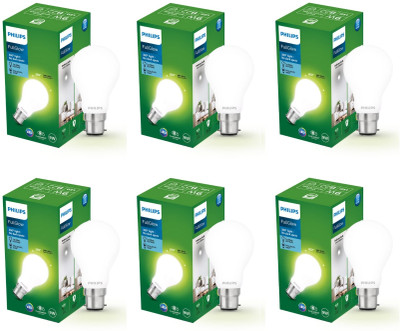 PHILIPS 9 W Basic Standard B22 LED Bulb(Yellow, Pack of 6)