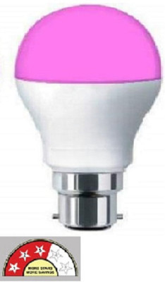 AATMIYA ENERGY 9 W Basic Round B22 LED Bulb(Pink)