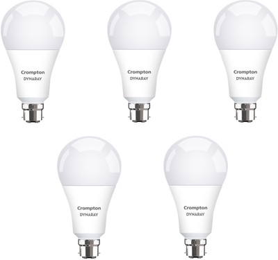 Crompton 9 W Basic Standard B22 LED Bulb(White, Pack of 5)