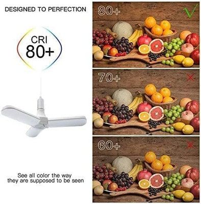 TECHEL 50 W Eye Safety Compliance T-Bulb B30 LED Bulb(White)