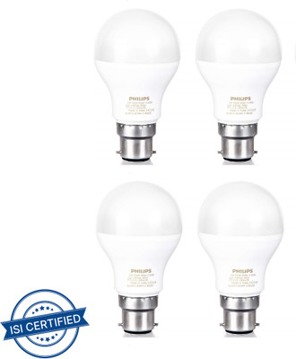 PHILIPS 9 W Basic Standard B22 LED Bulb(Yellow, Pack of 4)