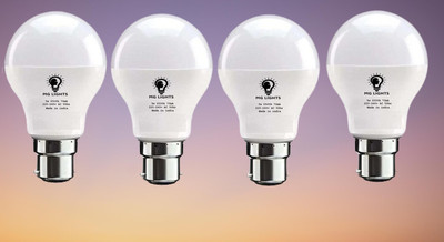 mg lights 5 W Basic Arbitrary B22 LED Bulb(White, Pack of 4)