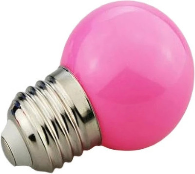 ZOREZA 0.5 W Basic Round E27 LED Bulb(Pink)