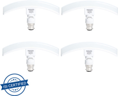 PHILIPS 12 W Basic T-Bulb B22 LED Bulb(White, Pack of 4)