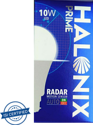 HALONIX 10 W Basic Round B22 LED Bulb(White)
