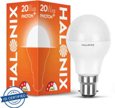 HALONIX 20 W Basic Round B22 LED Bulb(White)