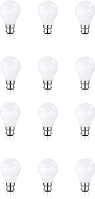 SUMITEX 12 W Basic Round B22 LED Bulb(White, Pack of 12)