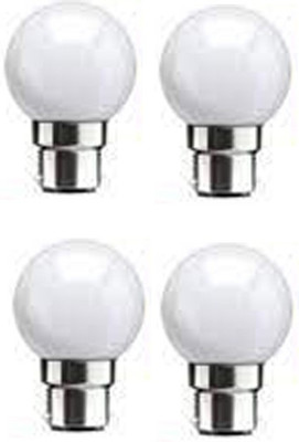rino 0.5 W Basic Standard B22 LED Bulb(White, Pack of 4)