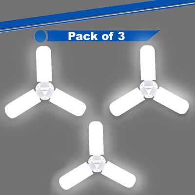 Daily Needs Shop 50 W Basic Tube B22 LED Bulb(White, Pack of 3)