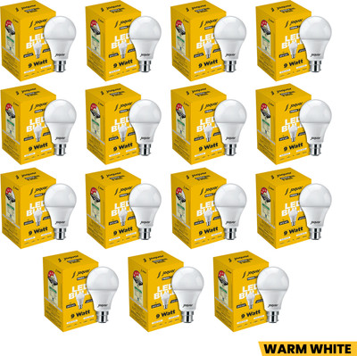 Jaquar 12 W Basic Standard B22 LED Bulb(White, Pack of 15)