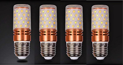 spark world 12 W Basic Standard E27 LED Bulb(White, Pack of 4)