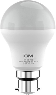 GM 9 W Basic Standard B22 LED Bulb(White, Pack of 5)