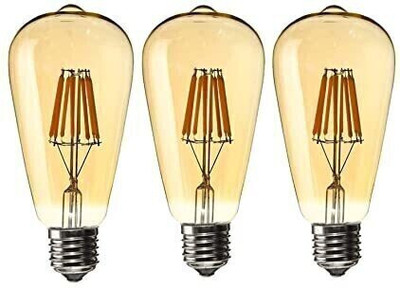 ZOREZA 4 W Basic Decorative E27 LED Bulb(White, Pack of 3)