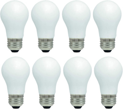 Tip 'n' Top 6 W Basic Globe E27 LED Bulb(Yellow, Pack of 8)