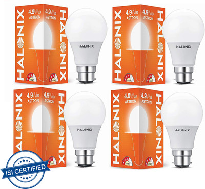 HALONIX 4.9 W Bluetooth Round E27 LED Bulb(White, Pack of 4)