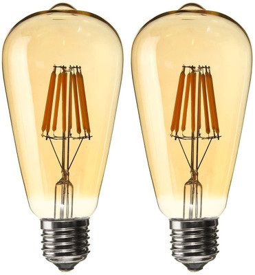ZOREZA 4 W Basic Decorative E27 LED Bulb(Yellow)