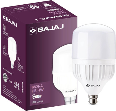 BAJAJ 40 W Basic Standard B22 LED Bulb(White)