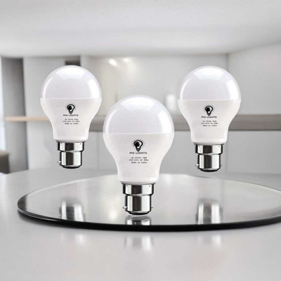mg lights 5 W Basic Arbitrary B22 LED Bulb(White, Pack of 3)