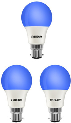 EVEREADY 9 W Basic Standard B22 LED Bulb(Blue, Pack of 3)