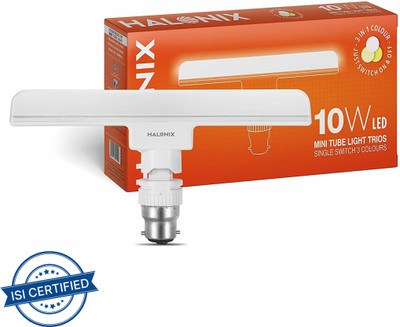HALONIX 10 W Basic T-Bulb B22 LED Bulb(White)
