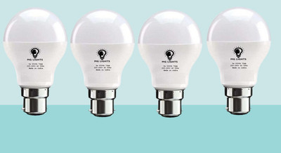 mg lights 5 W Basic Arbitrary B22 LED Bulb(White, Pack of 4)