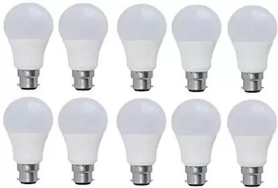 cloud search 10 W Basic Round B22 LED Bulb(White, Pack of 10)