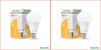 Renesola 23 W Basic Round B22 LED Bulb(Yellow, Pack of 2)