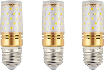 Anita 12 W Basic Round E27 LED Bulb(White, Pack of 3)