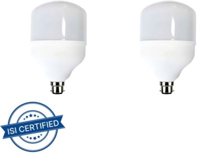 FINOLEX 40 W Round B22 LED Bulb(White, Pack of 2)