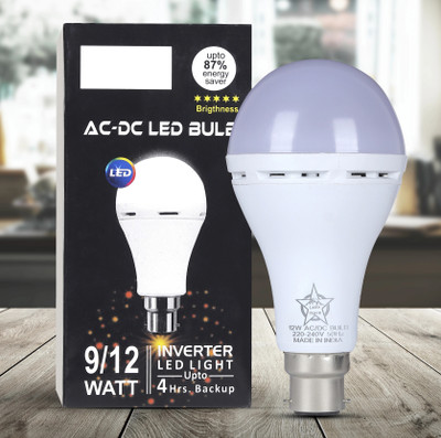 Land track 12 W Inverter Standard B22 D Inverter Bulb(White)