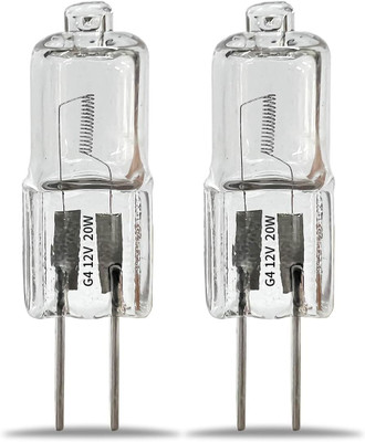 ZOREZA 20 W Multi Watt Capsule G4 Halogen Bulb(Yellow, Pack of 2)