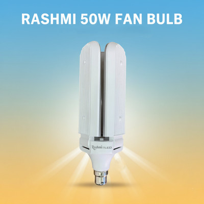RASHMI 50 W Eye Safety Compliance Decorative B22 LED Bulb(White)