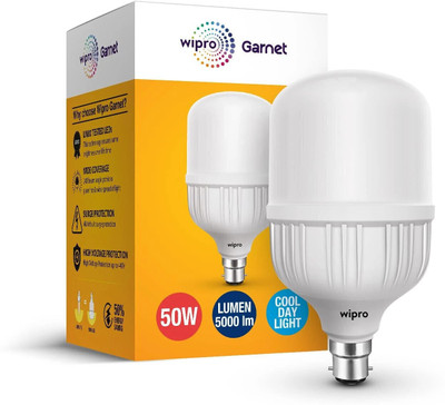Wipro 50 W Basic Standard B22 LED Bulb(White)