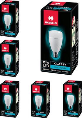 HAVELLS 13 W Basic Standard B22 LED Bulb(White, Pack of 6)