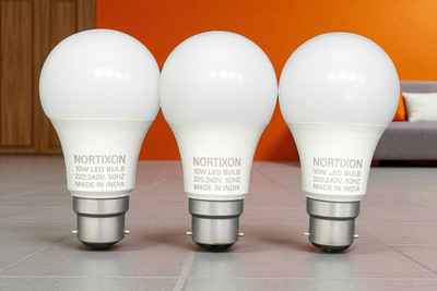 NORTIXON 10.5 W Eye Safety Compliance Round B22 LED Bulb(White)