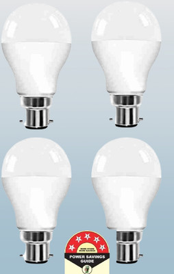 Dunagiri 9 W Basic Round B22 D LED Bulb(Clear, Pack of 4)